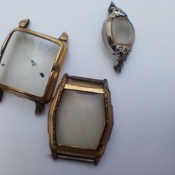 Large Lot of Vintage Bulova Watch Parts - 10k Gold Plated!! - Picture 2 of 8